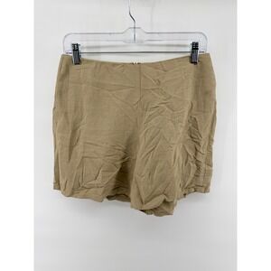 Vintage Tommy Bahama Linen Blend Shorts Women's Size 6 Tan High Rise Casual